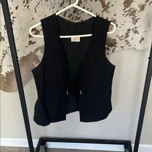 Vintage Women's Black Vest